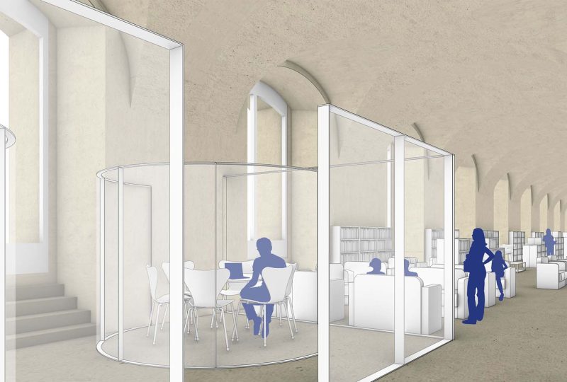 l’étude isolée ou concertée selon le mode de travail souhaité ou les médiums utilisés